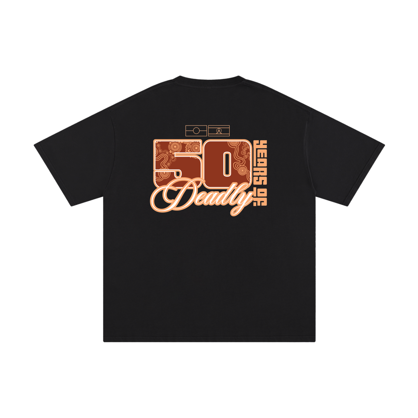 50 years of Deadly T-shirt - Black